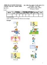 Bài kiểm tra định kỳ cuối học kỳ II môn Tiếng Anh Lớp 4 - Năm học 2021-2022 (Có đáp án)